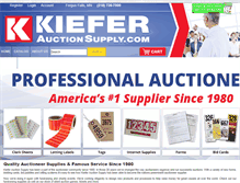 Tablet Screenshot of kiefers.com
